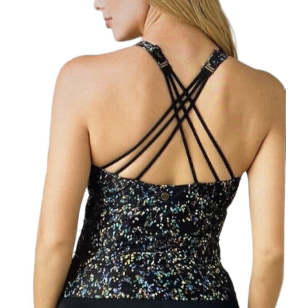 PrAna Kayana Tankini Black Stargazer - Picture 2 of 9